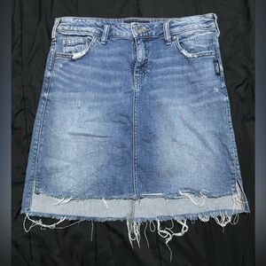 Silver Jeans Denim Skirt